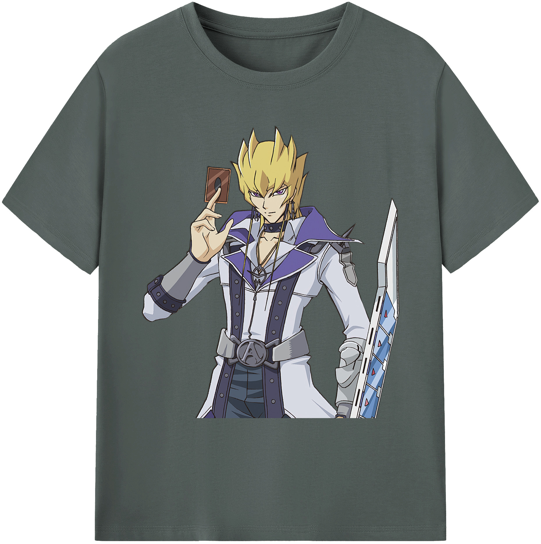 （画像用） 遊☆戯☆王 Yu-Gi-Oh! 綿100％ メンズ半袖Tシャツ｜肌触りやわらか＆通気性